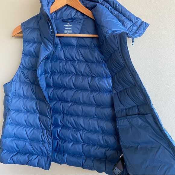 Sweaty Betty Pathfinder Lightweight Packable Down Filled Vest Blue Size M - Picture 6 of 11